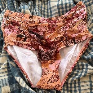 Torrid Floral High-Waisted Bikini Bottoms